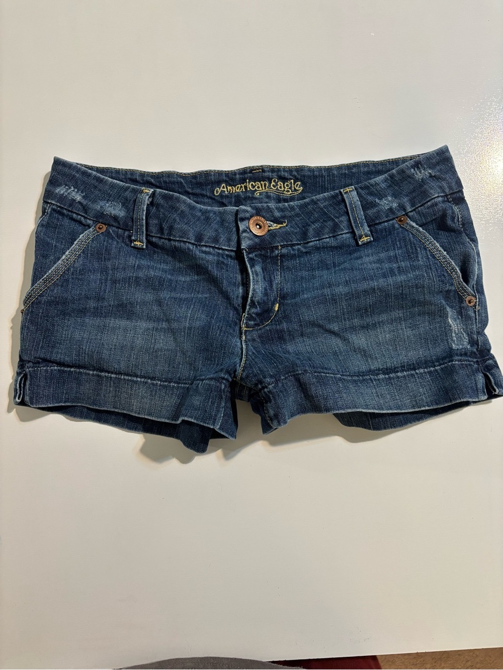 2000s y2k vintage American Eagle Lowrise mini shorts